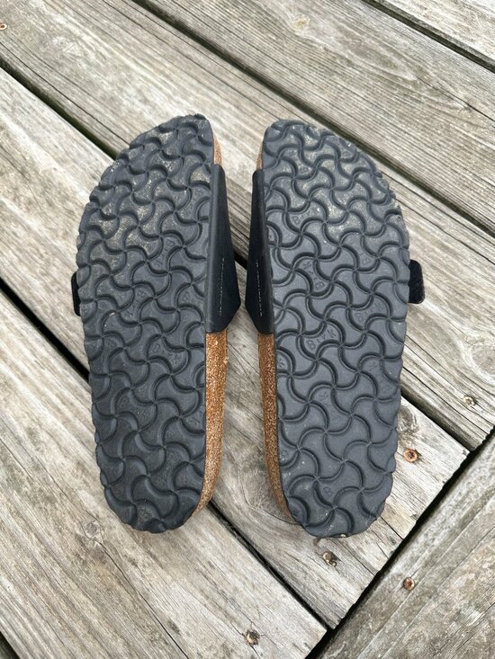 Birkenstock Womens Catalina Sandal Size 40 Birko-Flor Strap Black - Picture 7 of 7